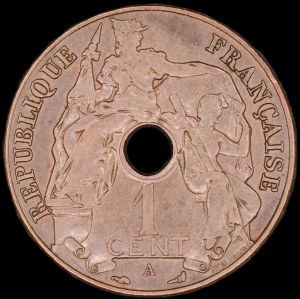 French Indo China. 1914 1 Centime A Paris