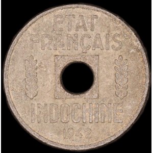 French Indo China. 1942 1/4 Cent
