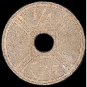 French Indo China. 1942 1/4 Cent