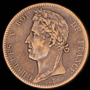 French West Indies. 1829 10 Centimes