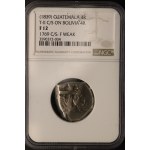 Guatemala. 1839 4 Reales Countermark Over Bolivia 4 Reales 1769
