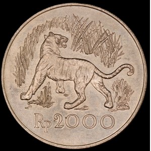 Indonesien. 1974 2000 Rupiah Tiger