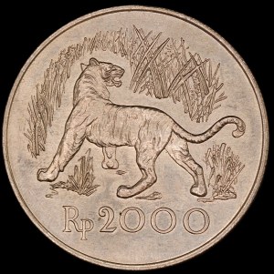 Indonesia. 1974 2000 Rupiah Tiger