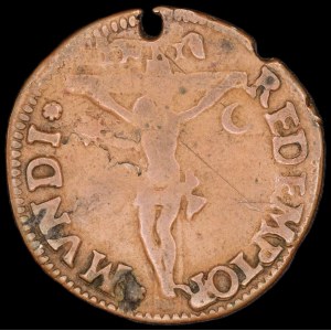 Italy. 1700s Jeton Redemptor Mundi Bronze
