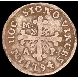 Italy. 1794 Kingdom of Naples 10 Grana