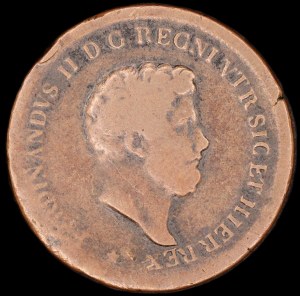 Italy. 1851 Kingdom of 2 Sicilies 3 Tornesi