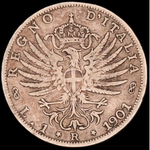 Italy. 1901 1 Lira R Rome