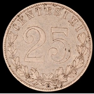 Italy. 1903 25 Centesimi R Rome