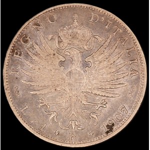 Italy. 1907 1 Lira R Rome