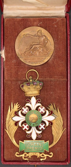 Italy. 1910 Medal & Decoration 1st Prize Firearm Exposition In Original Case