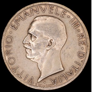 Italien. 1928 5 Lire R Rom Seltenes Jahr