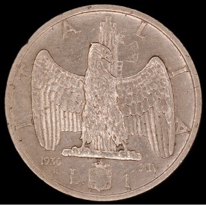 Italy. 1936 1 Lira R Rome