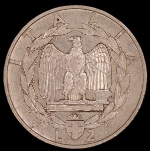 Italy. 1936 2 Lire R Rome