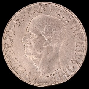 Italy. 1942 1 Lira R Rome Mint Error Clipped Planchet