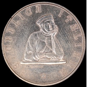 Italy. 1988 200 Lire Silver