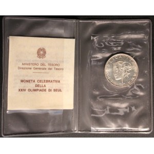 Italy. 1988 500 Lire Silver