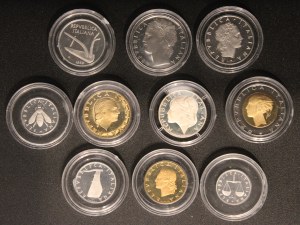 Italy. 1989 Proof Set 9 Pieces No Case