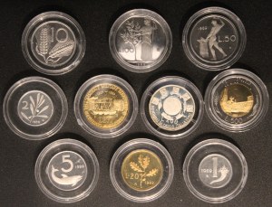 Italy. 1989 Proof Set 9 Pieces No Case