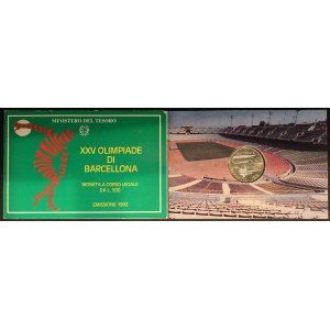 Italy. 1992 500 Lire In Original Case