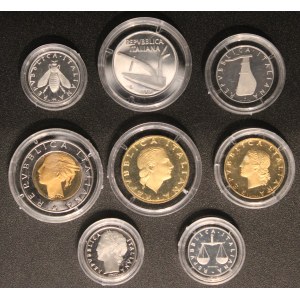 Italy. 1992 Proof Set 9 Pieces No Case