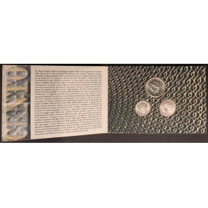 Italy. 1993 100 200 500 Lire In Original Case