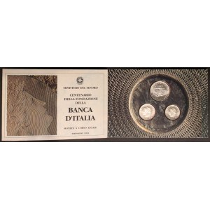 Italy. 1993 100 200 500 Lire In Original Case