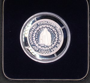 Italie. 1993 5000 Lire Dans son étui d'origine