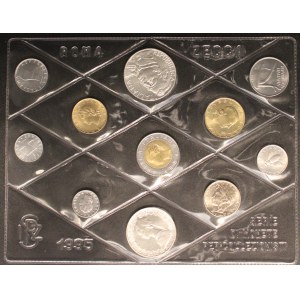 Italy. 1995 Mint Set 11 Pieces Silver