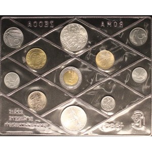 Italy. 1995 Mint Set 11 Pieces Silver