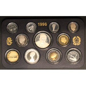 Italy. 1996 Proof Set 11 Pieces Silver