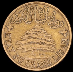 Libanon. 1925 5 piastrů