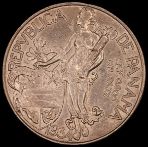 Panama. 1934 1 Balboa