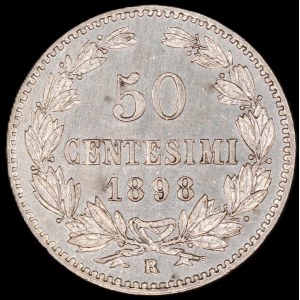 San Marino. 1898 50 Centesimi R Rome