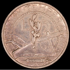 San Marino. 1931 5 Lire