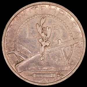 San Marino. 1931 5 Lire