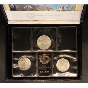 San Marino. 1981 500 Lire 3 Pieces