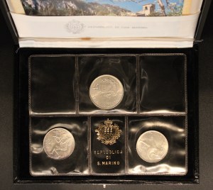 San Marino. 1981 500 Lire 3 Pieces