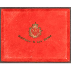 San Marino. 1984 1000 500 Lire In Original Case Silver