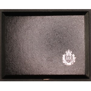 San Marino. 1984 1000 500 Lire In Original Case Silver