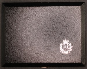 San Marino. 1984 1000 500 Lire In Original Case Silver