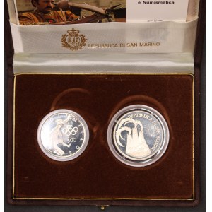 San Marino. 1990 500 1000 Lire In Original Case