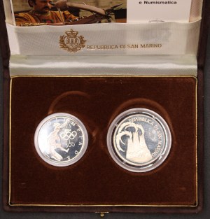 San Marino. 1990 500 1000 Lire In Original Case