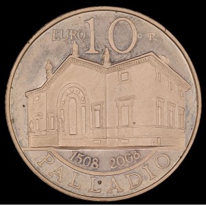 San Marino. 2008 10 Euro Palladio R Rome