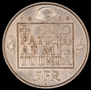 Switzerland. 1936 5 Francs