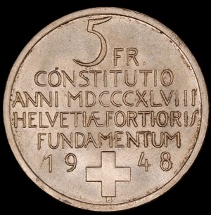 Switzerland. 1948 5 Francs
