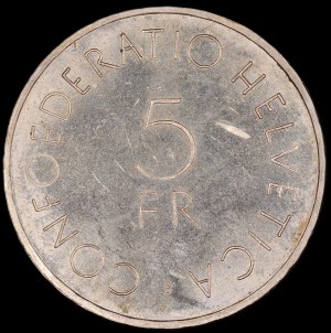 Switzerland. 1963 5 Francs