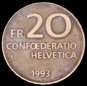 Switzerland. 1993 20 Francs