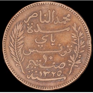 Tunisia. 1907 10 Centimes