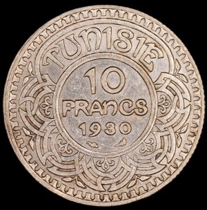 Tunisia. 1930 10 Francs