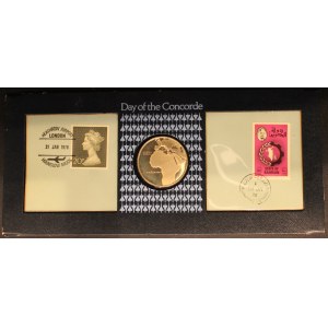 Great Britain. 1976 Medal First Concord Flight to Bahrain
